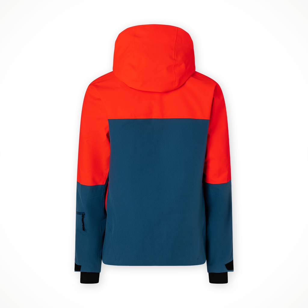 Product image: Bogner Halor T Vibrant Fire Mens 2025, shown from the back.