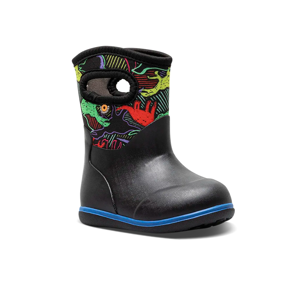 Bogs Baby Classic Neon Dino Toddler Rainboots OutdoorSports