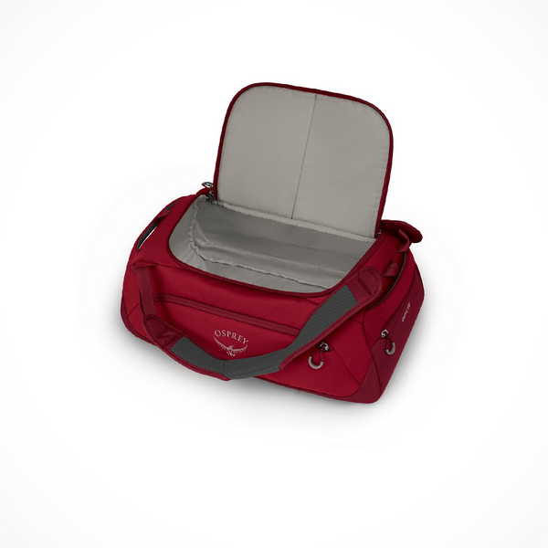 Osprey DAYLITE CARRY-ON WHLD DUFFEL - Valise à roulettes - palm foliage print/vert