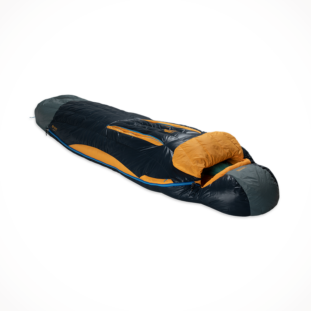 Camping Sleeping Bags Mens Nemo Disco 15 Torch Stormy Night Detail
