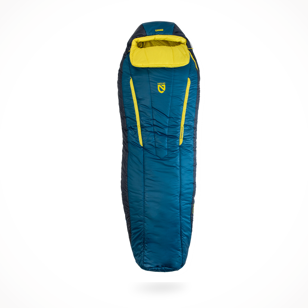 Camping Sleeping Bags Mens Nemo Forte Endless Promise 20 Abyss Green Sheen Hero