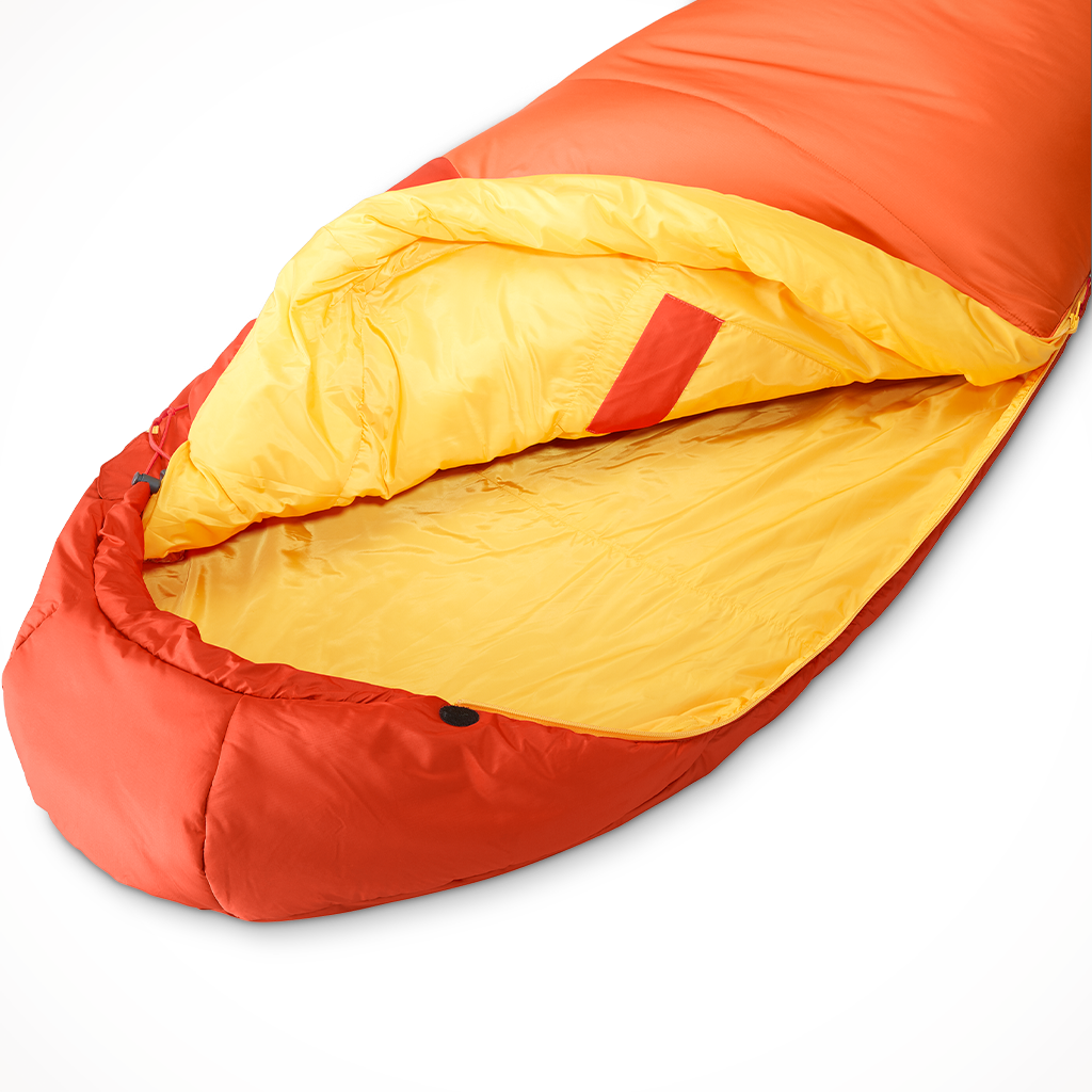 Camping Sleeping Bags Mens The North Face Wasatch Pro 40 Zion Orange Persian Orange Interior