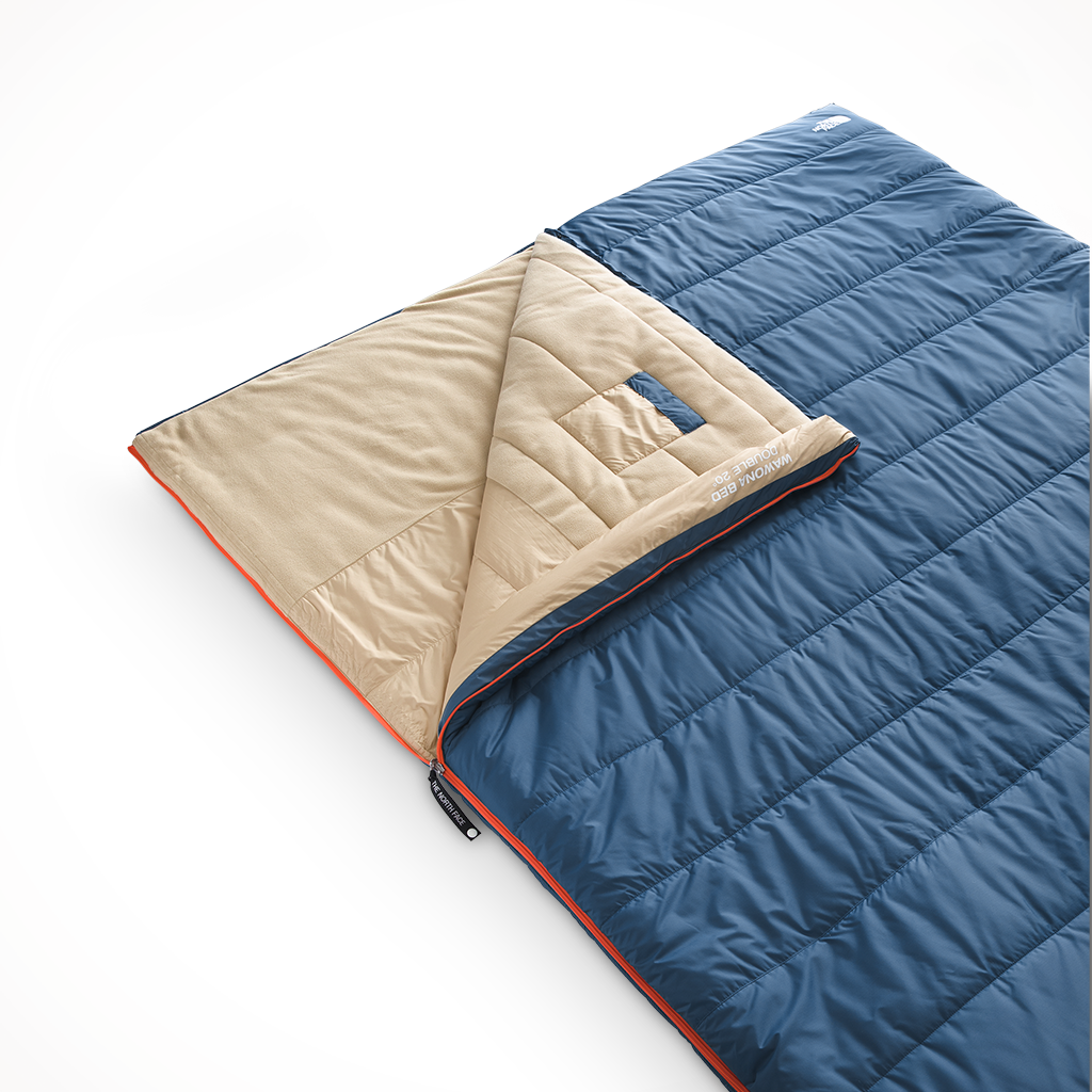 Camping Sleeping Bags Mens The North Face Wawona Bed Double Shady Blue Alt 1