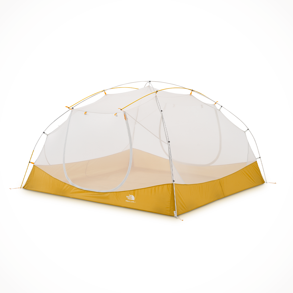 Camping Tents The North Face Trail Lite 4 Khaki Stone Arrowwood Yellow Hero