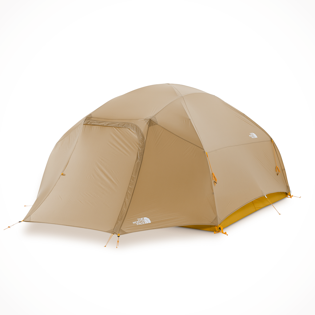 Camping Tents The North Face Trail Lite 4 Khaki Stone Arrowwood Yellow Fly