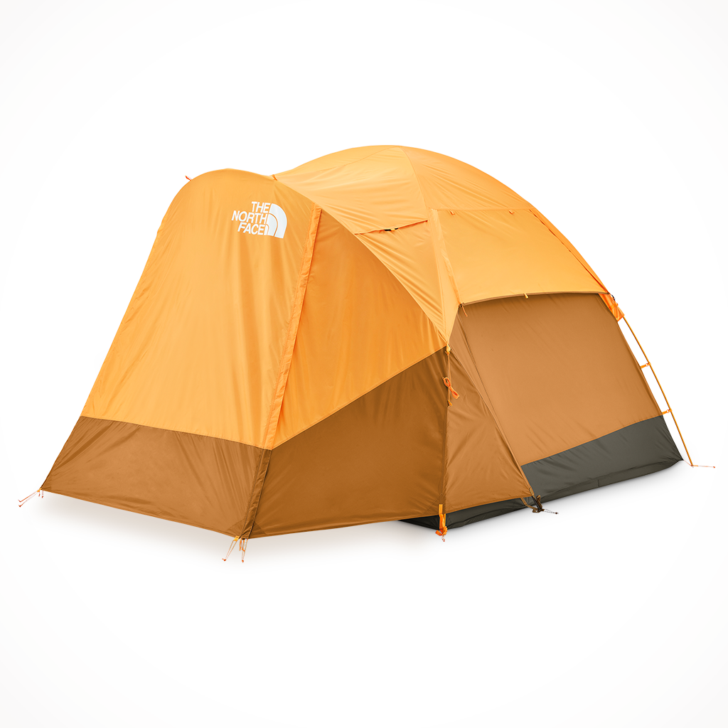 Camping Tents The North Face Wawona 4 Light Exuberance Orange Fly