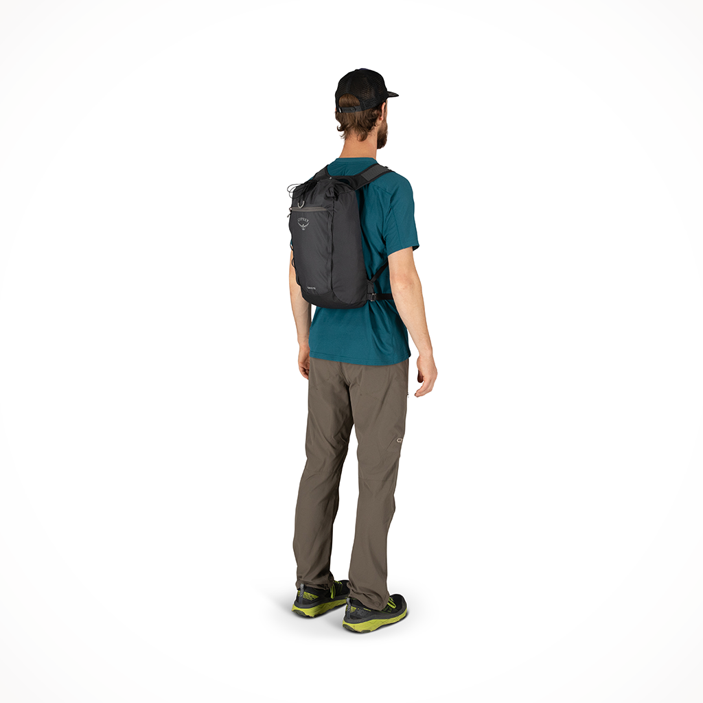Camping Backpacks Osprey Daylite Cinch Black Model Male