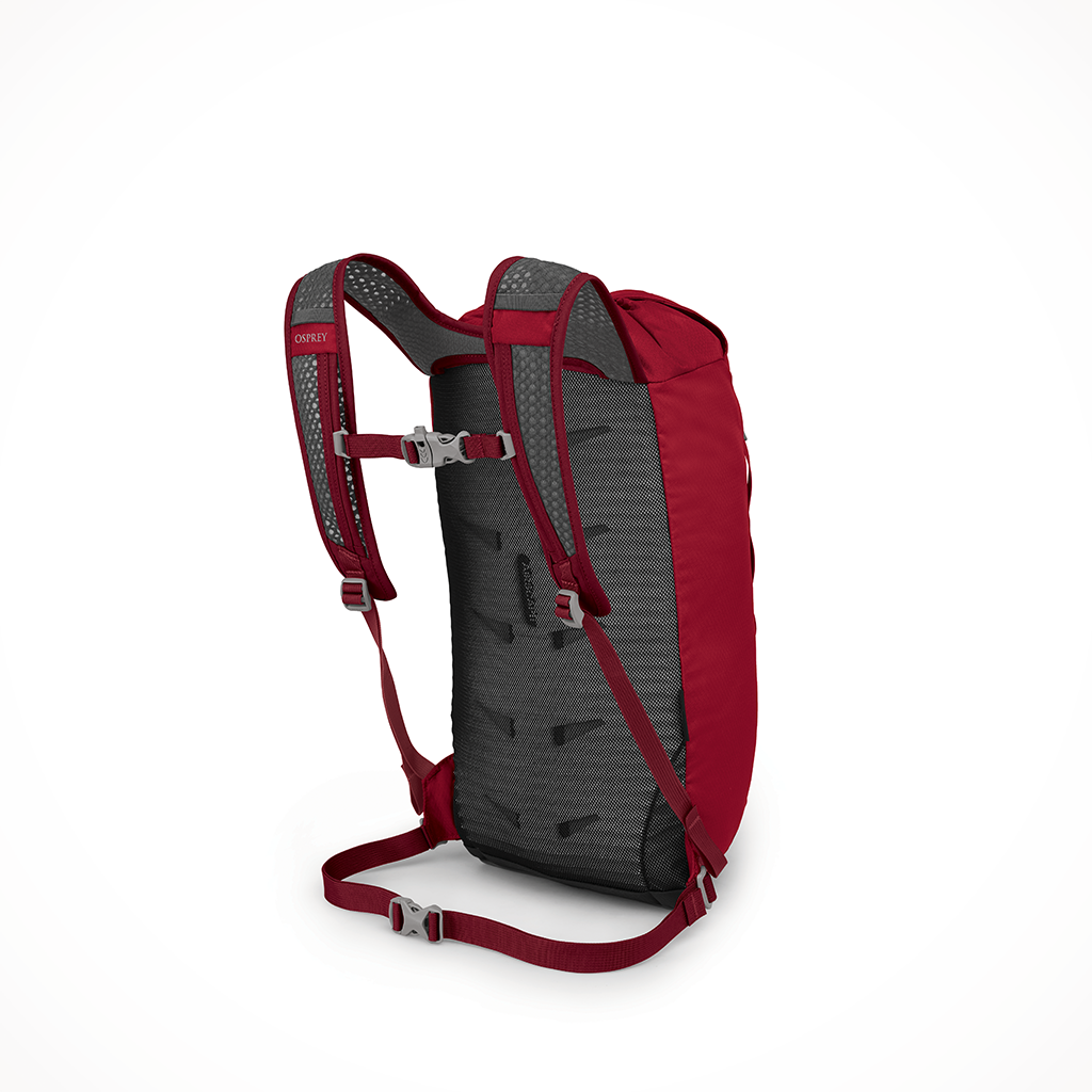Camping Backpacks Osprey Daylite Cinch Cosmis Red Interior