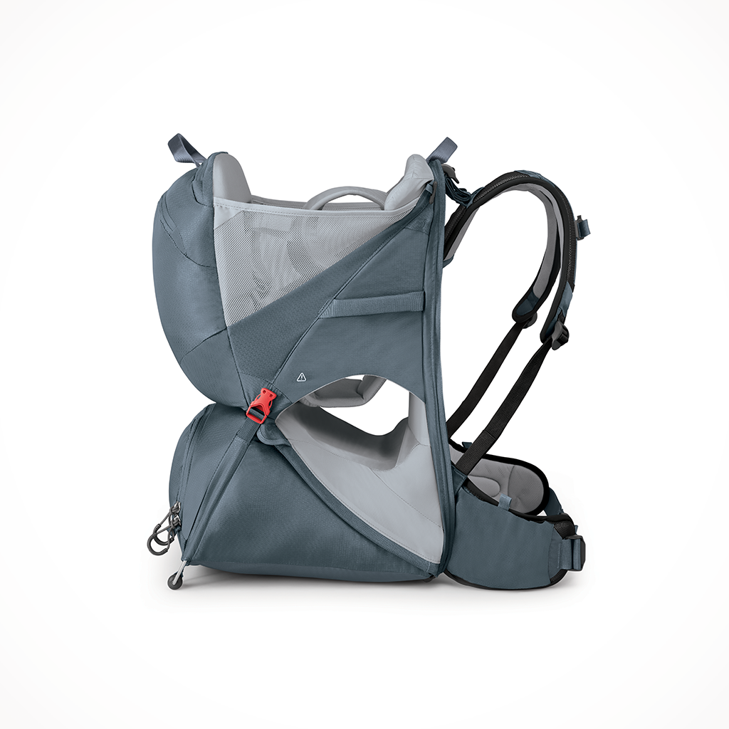 Camping Backpacks Osprey Poco LT Tungsten Grey Side