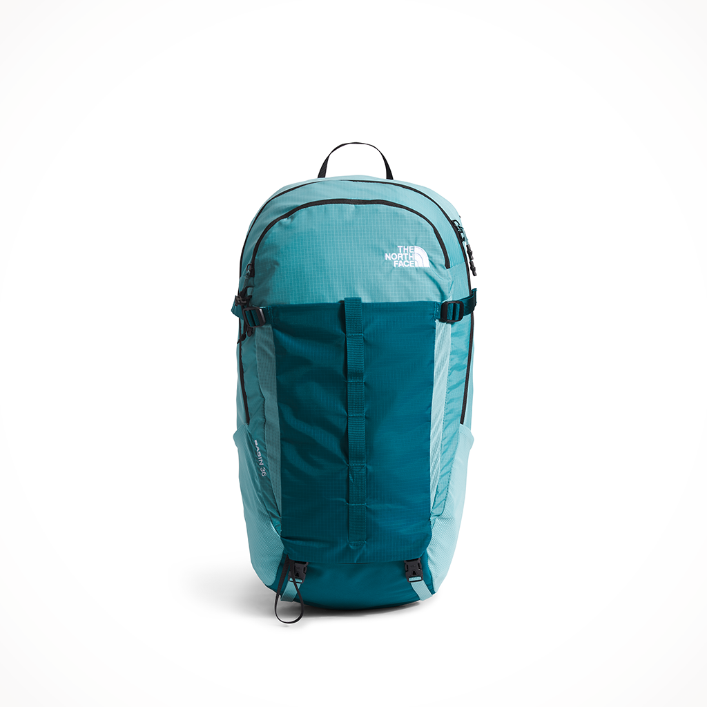 Camping Backpacks TNF Basin 36L Reef Waters Blue Coral Iso