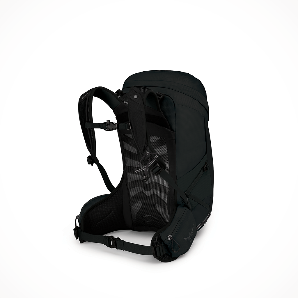 Camping Backpacks Womens Tempest 24 Stealth Black Interior