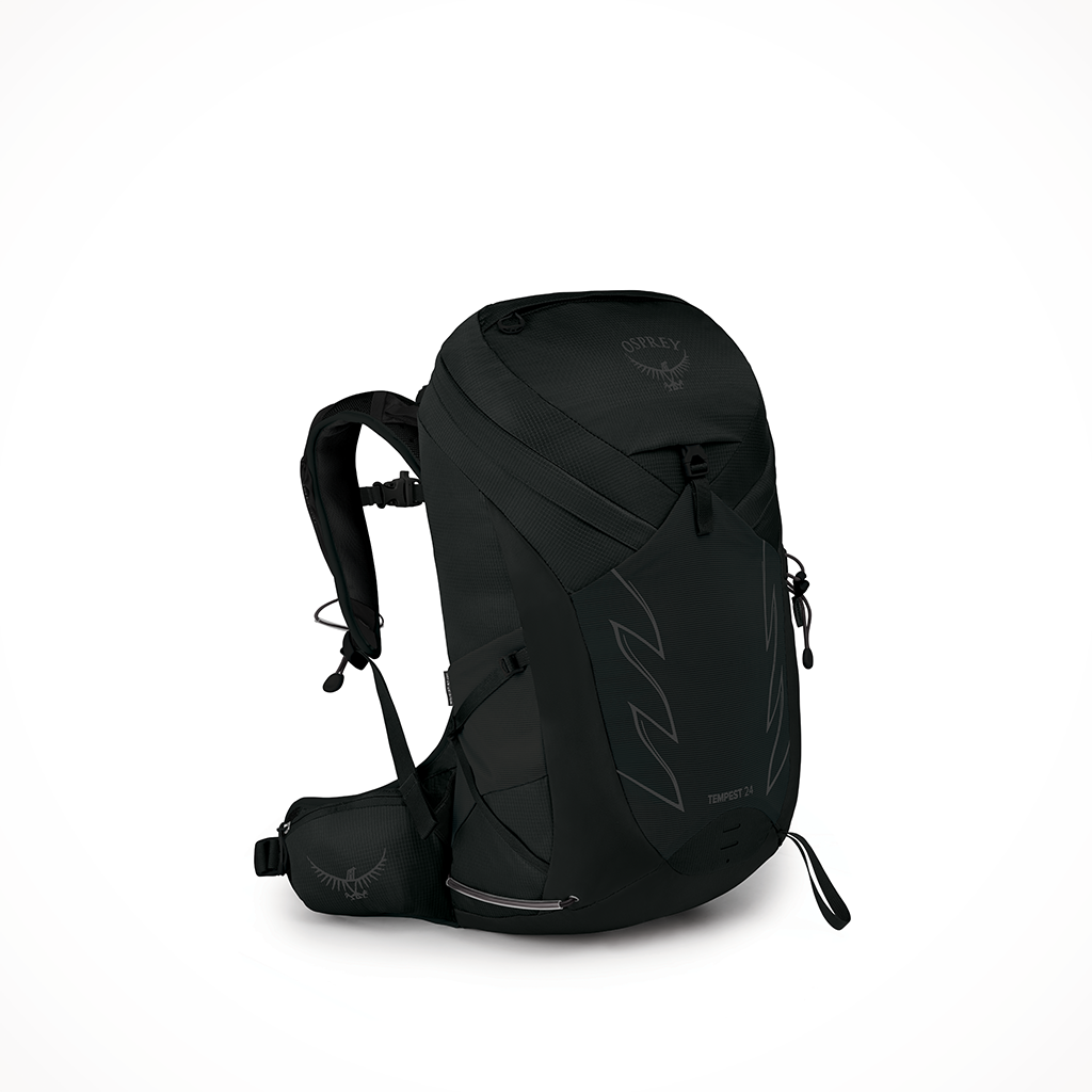 Camping Backpacks Womens Tempest 24 Stealth Black Iso