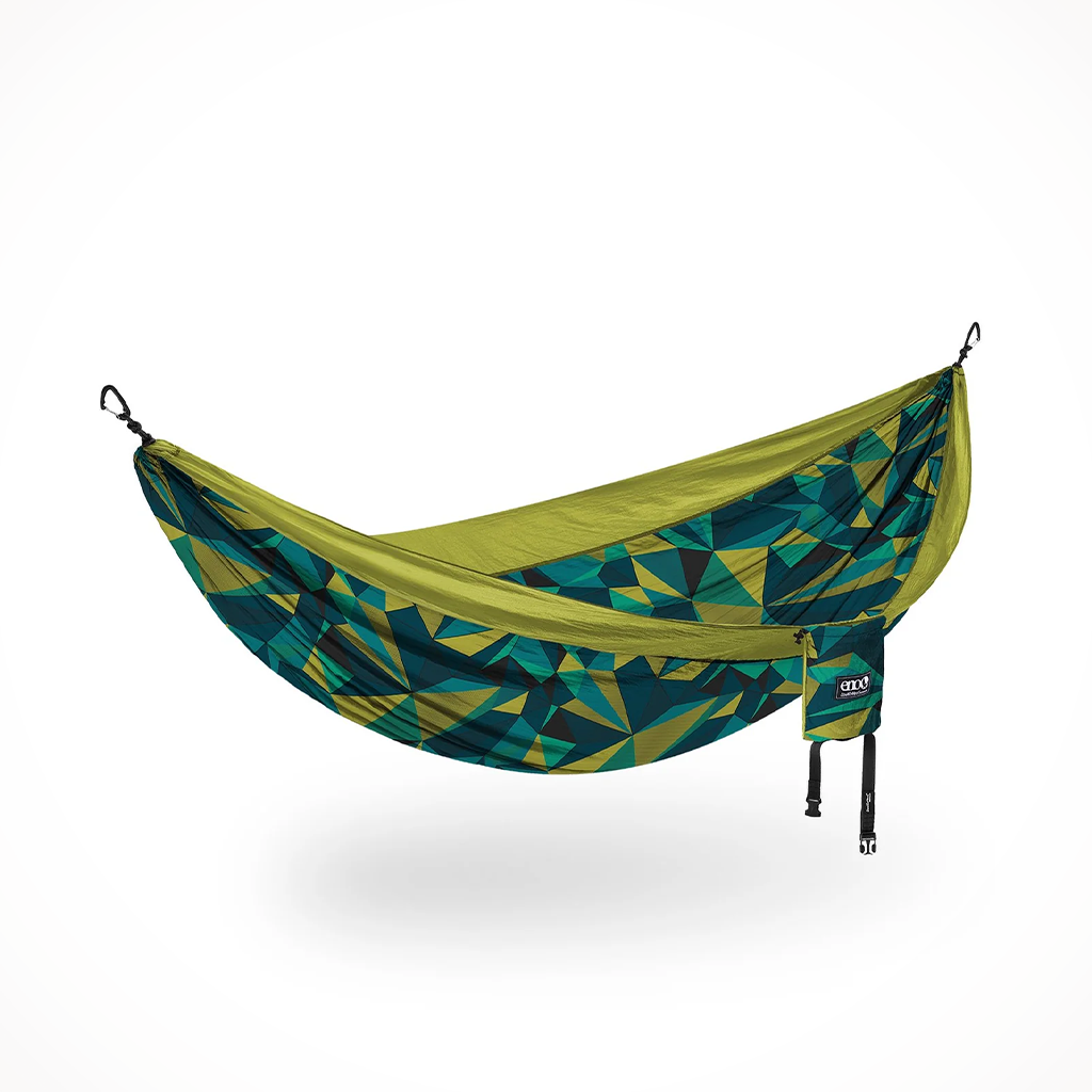 Camping Furniture ENO DoubleNest Print Hammock Boulder Melon