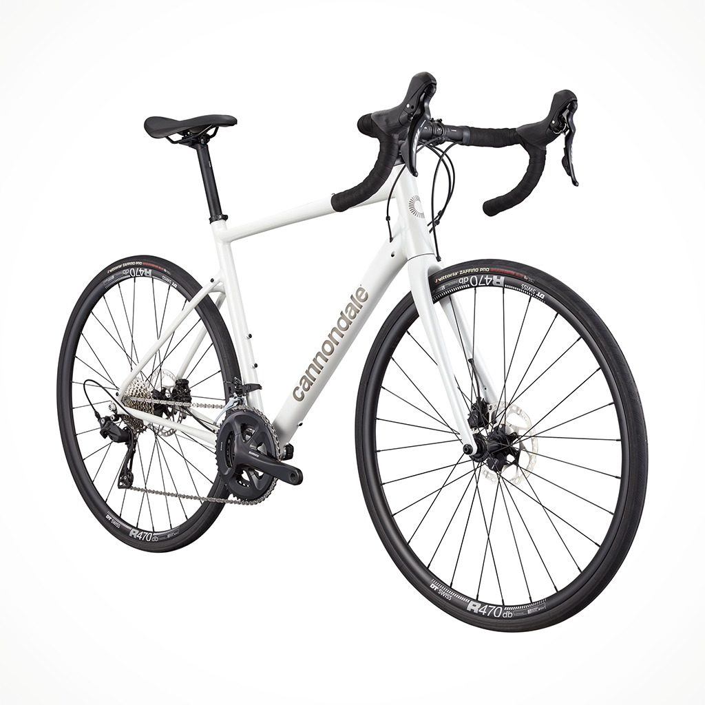 Product image: Cannondale Synapse 1 Cashmere 2026, shown from a three-quarter angled view.