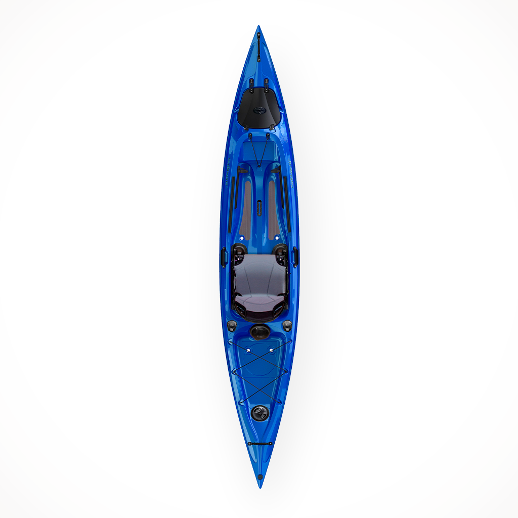 Product image: Eddyline Caribbean 12 FS 2025 Saphire Blue Top Alt.