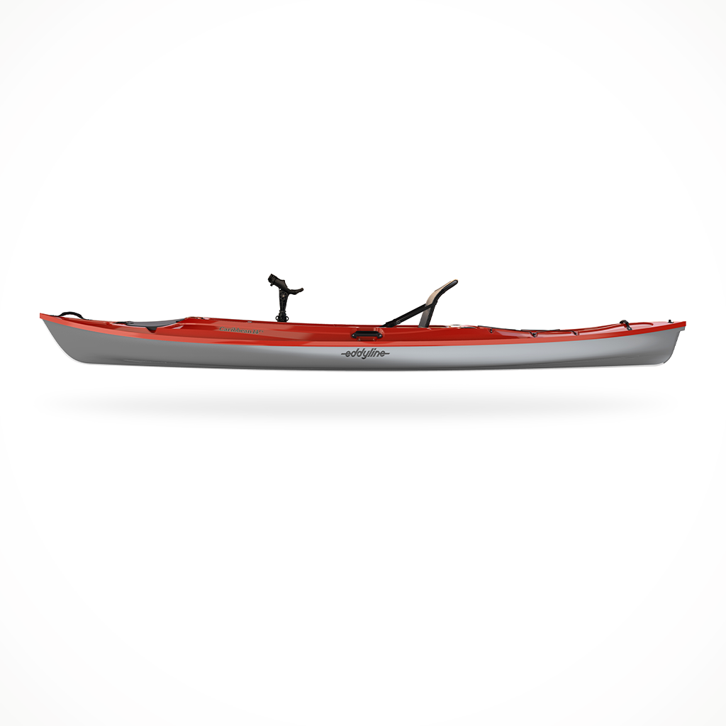 Eddyline Caribbean 14 FS Angler Saphire Red Silver Side