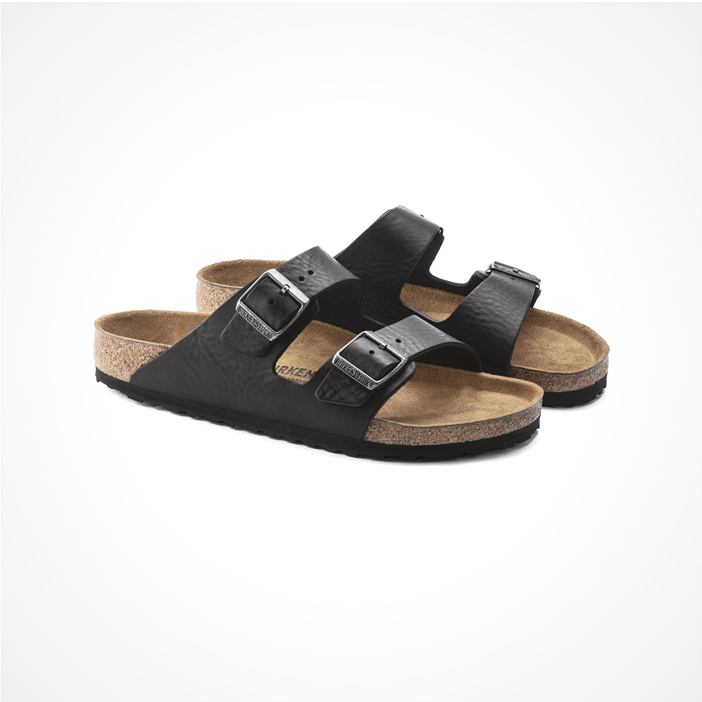 Mens black sale leather birkenstock sandals