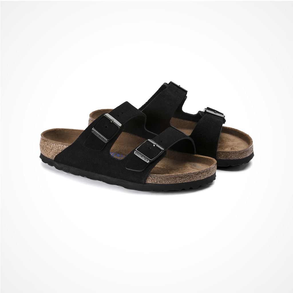 Men's Birkenstock Arizona Soft Footbed Sandal | Suede Leather 