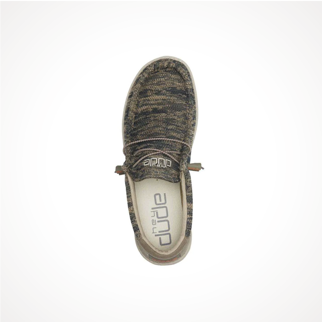 Footwear Hey Dude Mens Wally Sox Woodland Camo Top