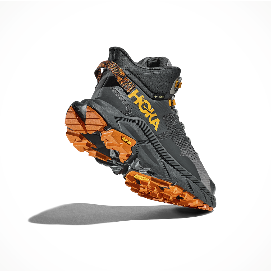 Footwear Hoka Mens Trail Code GTX Persimmon Orange ISO 2