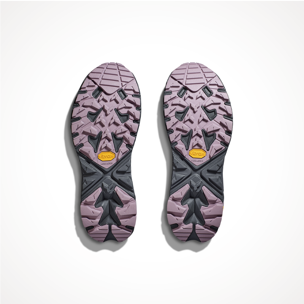 Footwear Hoka Womens Trail Code GTX Black Castlerock Sole