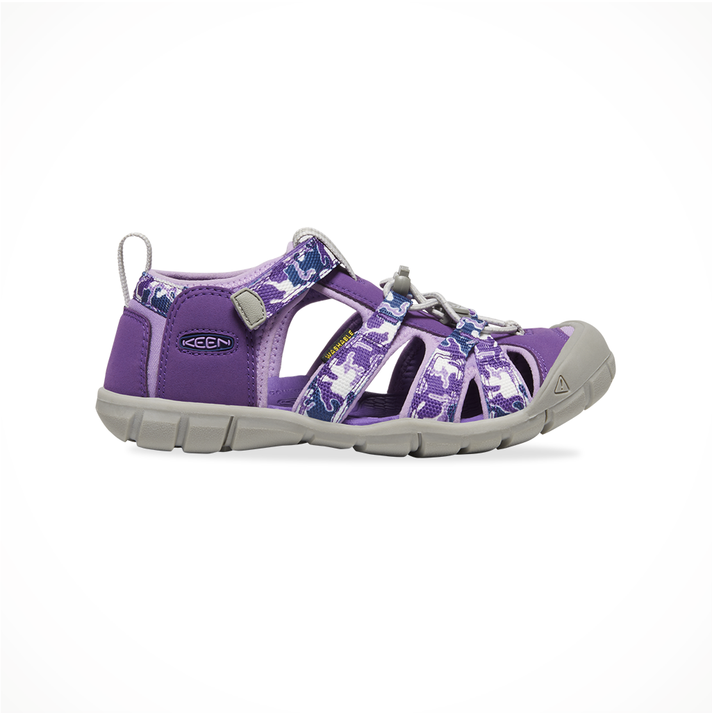 Keen Kids Big Seacamp II CNX Camo Tillandsia Purple 4