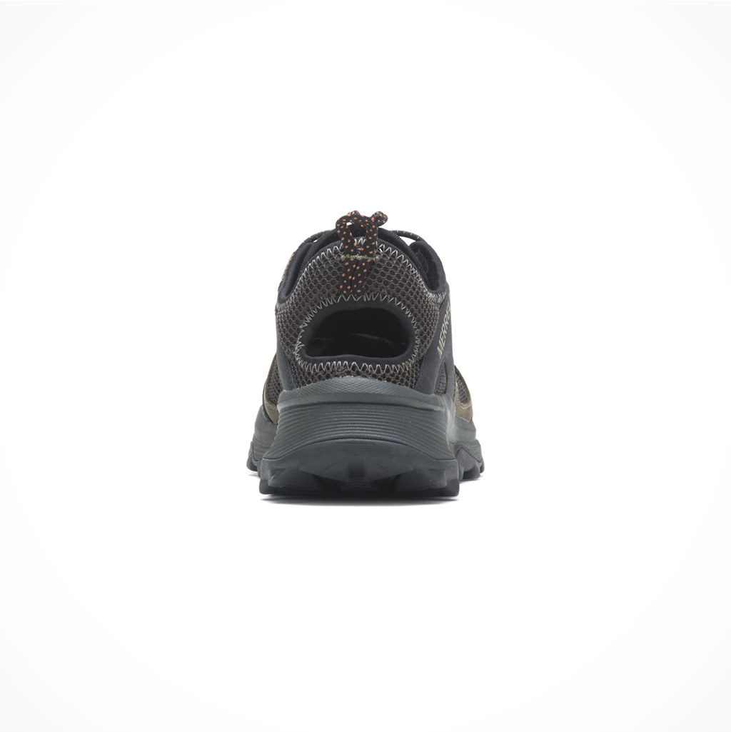 Footwear Merrell Mens Speed Strike Leather Sieve Olive Heel