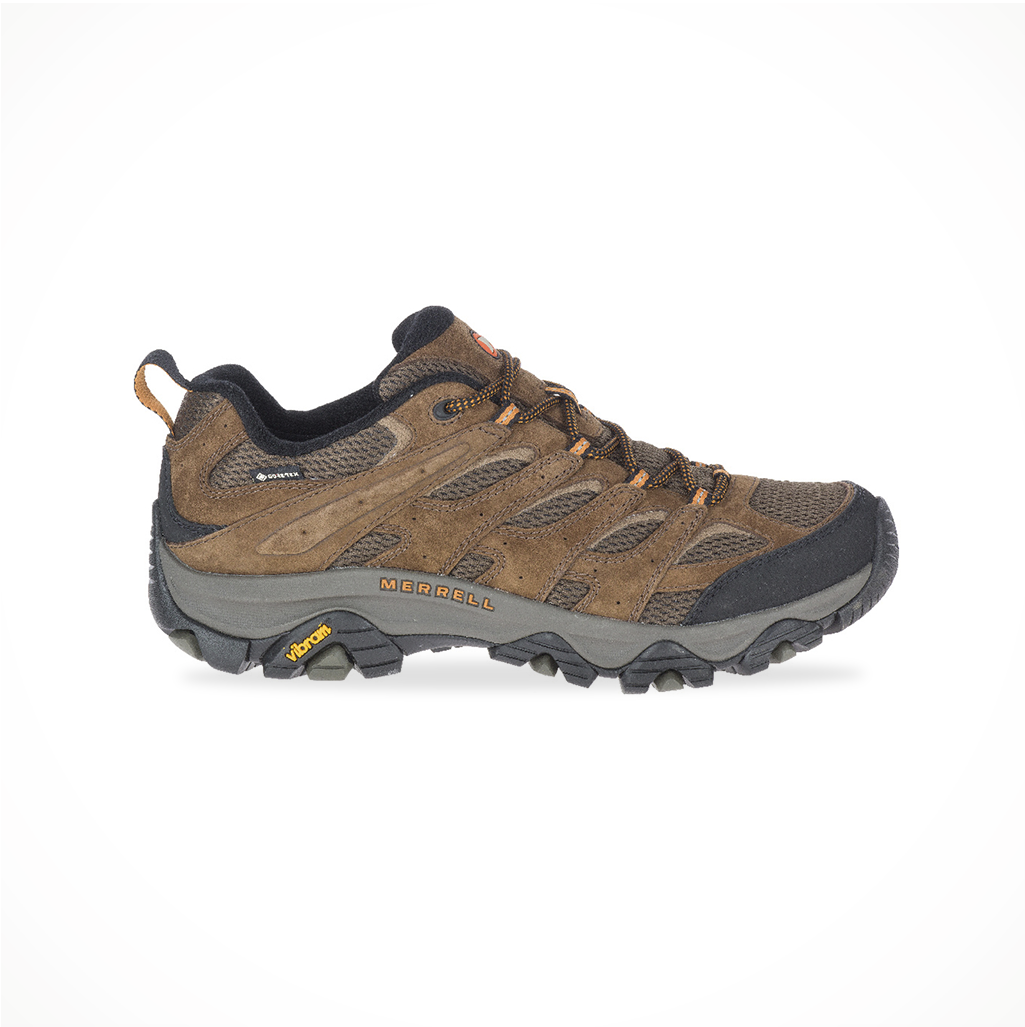 Footwear Merrell Womens Moab 3 GTX Brindle Side c3824189 a113 41d7 a489 834a345954c7