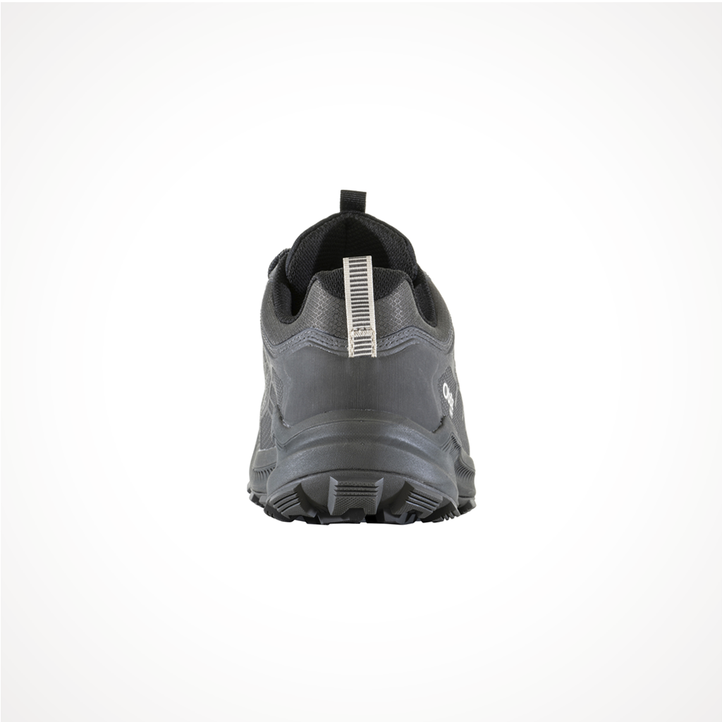 Footwear Oboz Mens Katabatic Low Waterproof Black Sea Heel