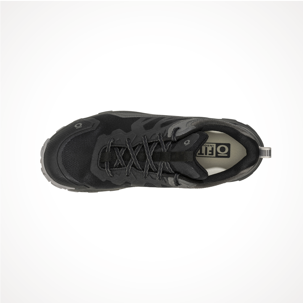 Footwear Oboz Mens Katabatic Low Waterproof Black Sea Top