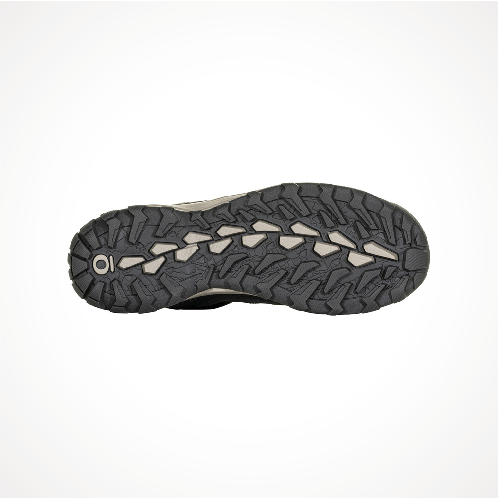 Footwear Oboz Mens Sypes Low Leather Waterproof Lava Rock Sole