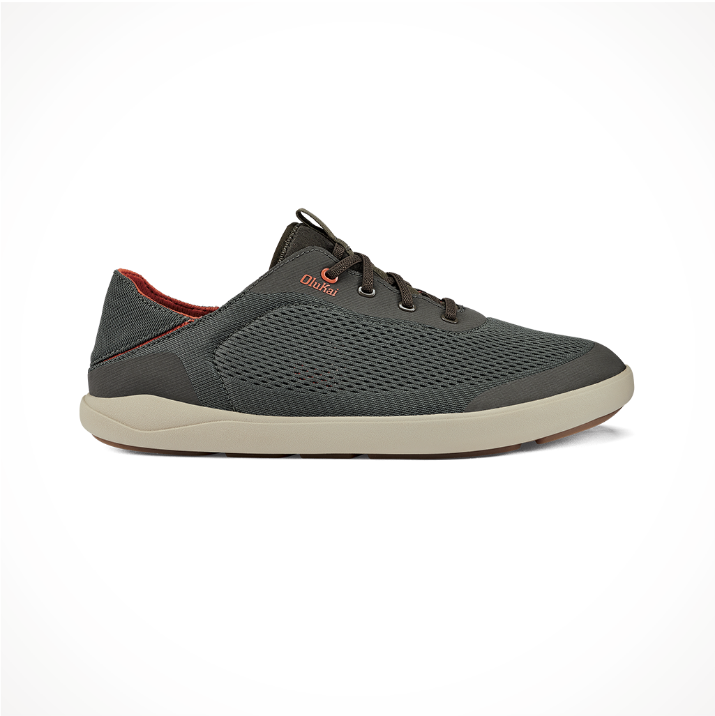 Footwear Olukai Mens MokuPae Island Salt Koi Side