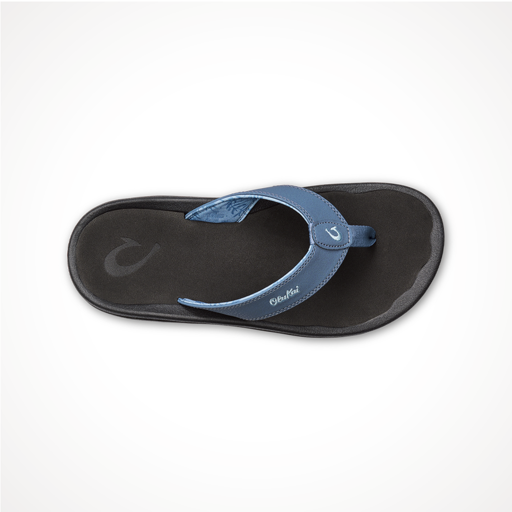 Footwear Olukai Mens Ohana Vintage Blue Black Top