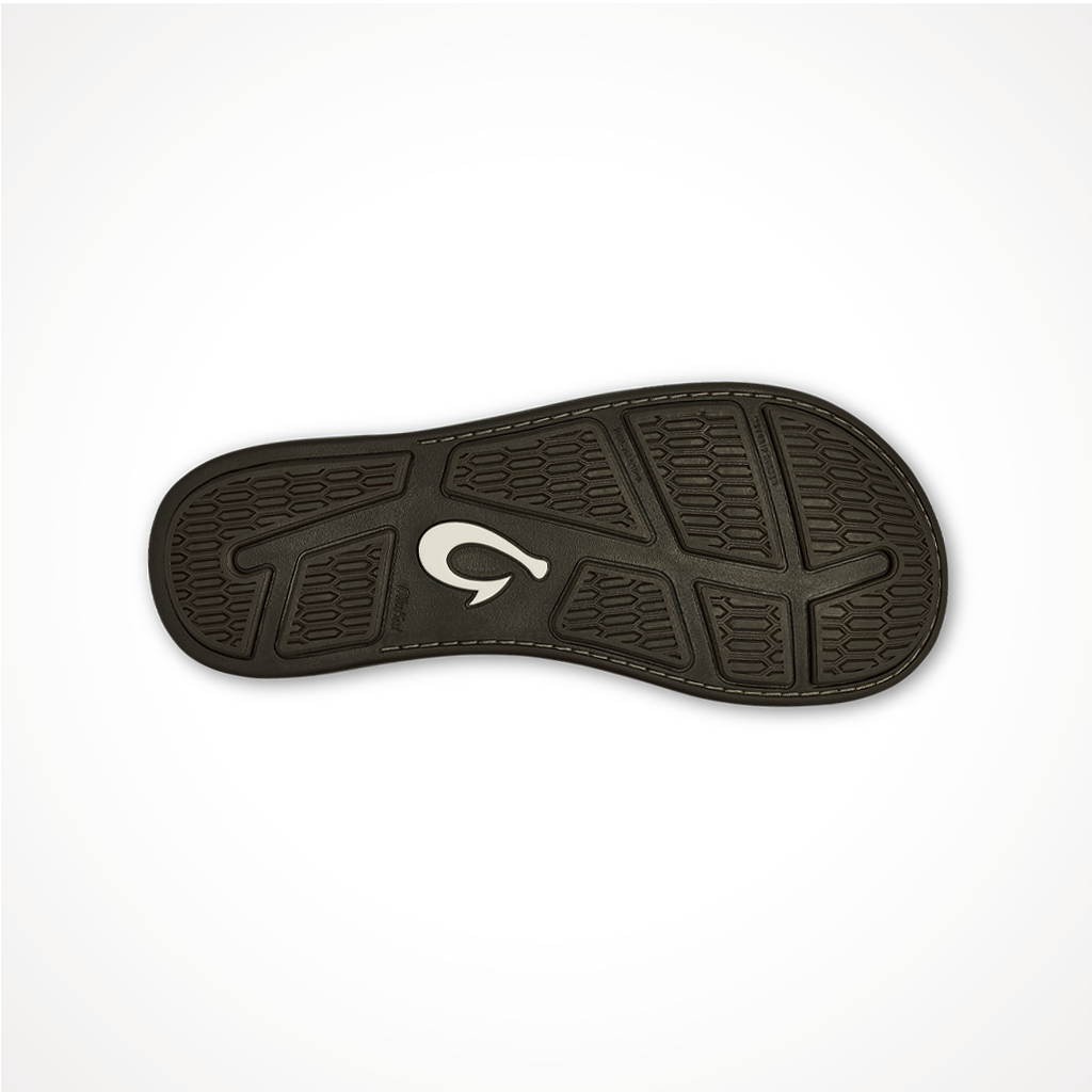 Footwear Olukai Mens Tuahine Dark Wood Sole