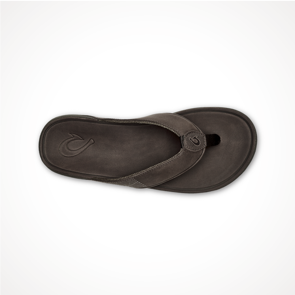Footwear Olukai Mens Tuahine Dark Wood Top