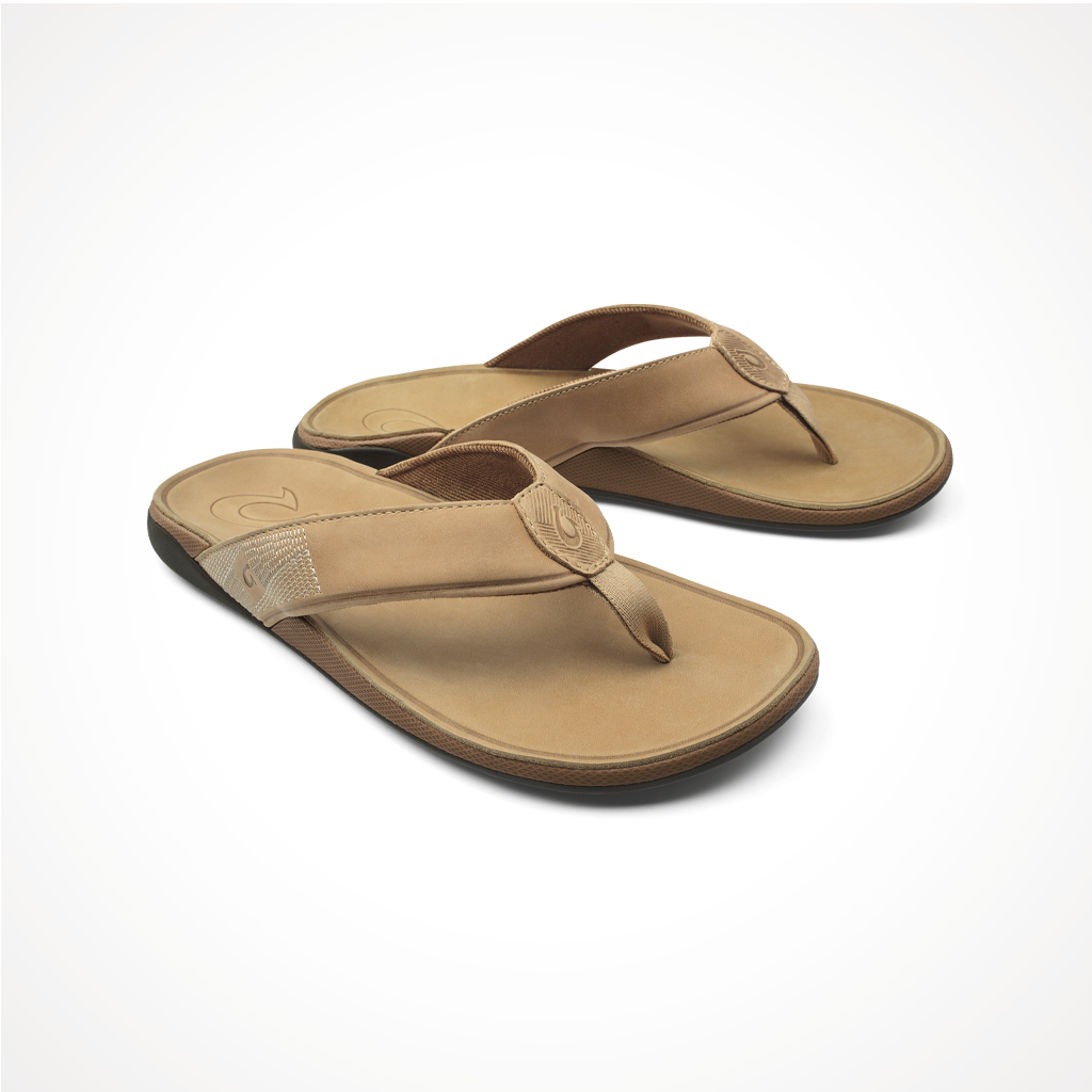 Footwear Olukai Mens Tuahine Golden Sand Iso