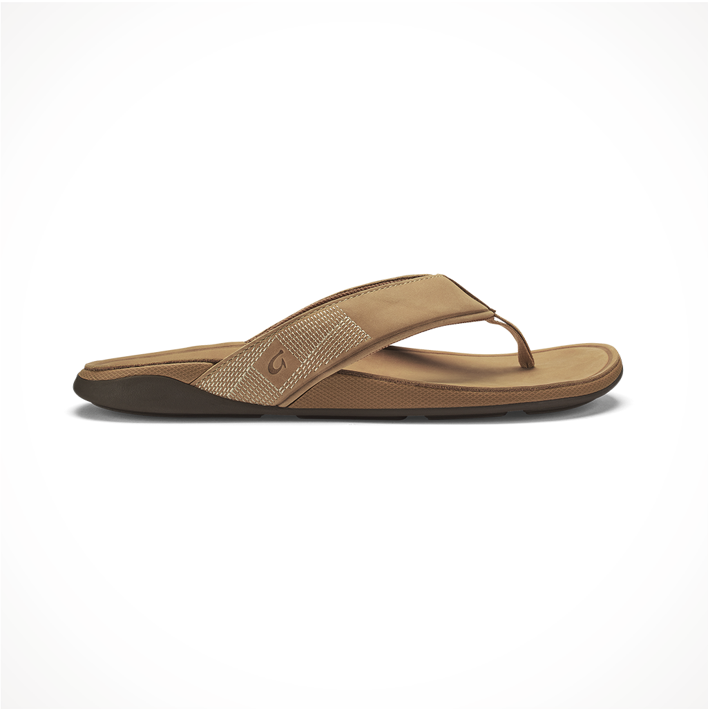 Footwear Olukai Mens Tuahine Golden Sand Side