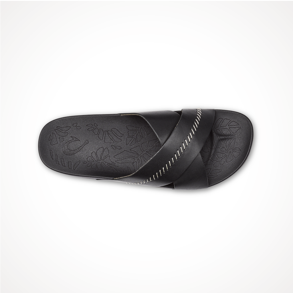 Footwear Olukai Womens Kipea a  Olu Black Top