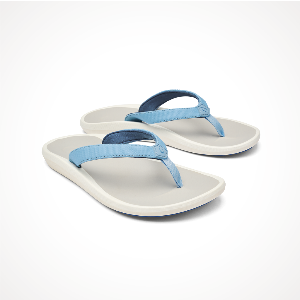 Footwear Olukai Womens Pi oe Lanai Breeze Mist Grey Iso
