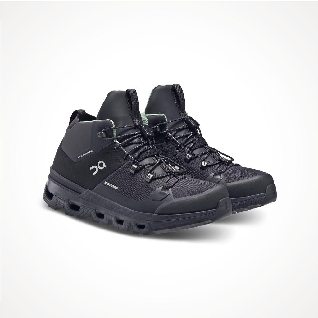 Footwear On Womens Cloudtrax Waterproof Black Iso