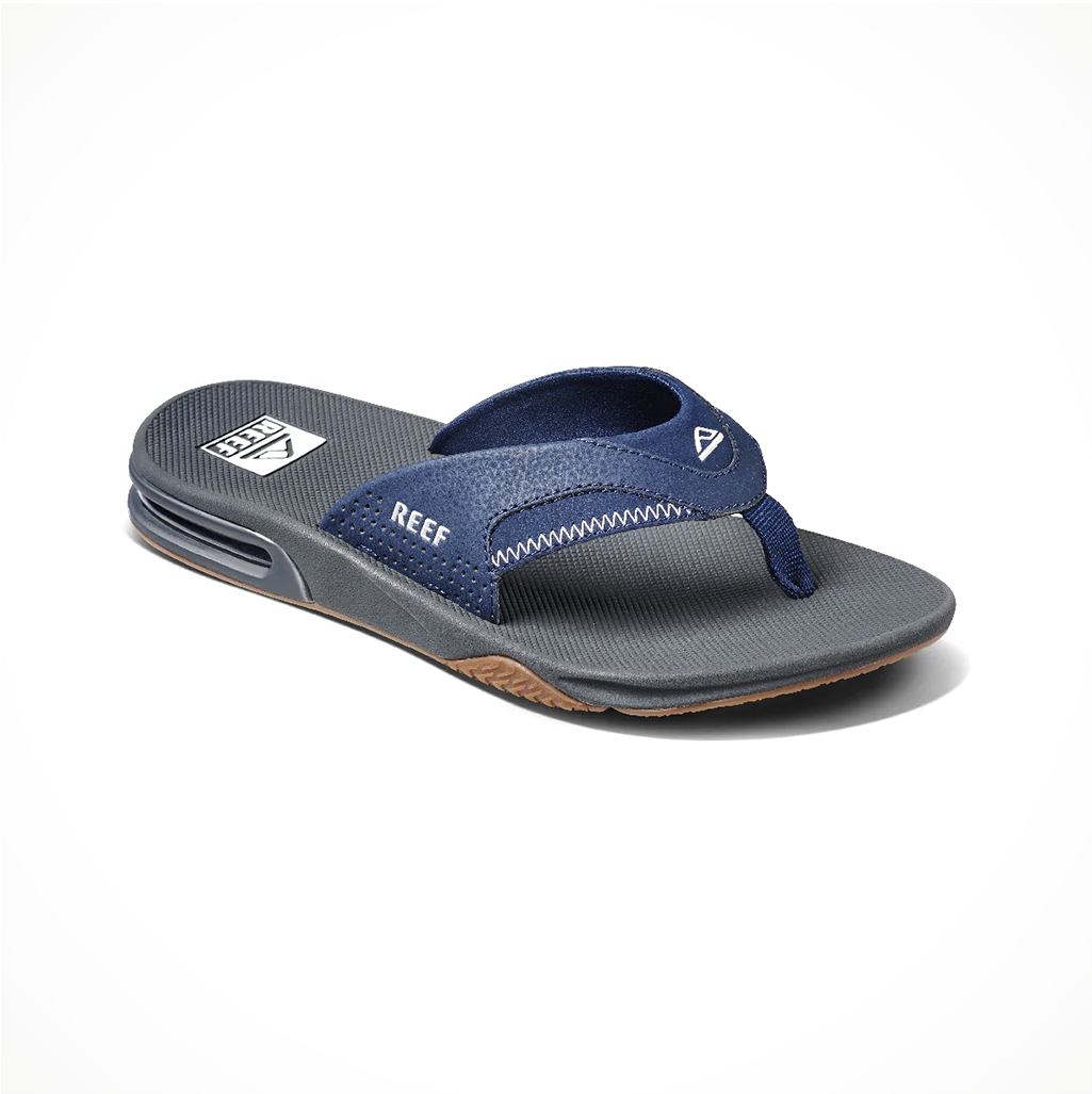 Men s Reef Fanning Flip Flops with Bottle Opener OutdoorSports