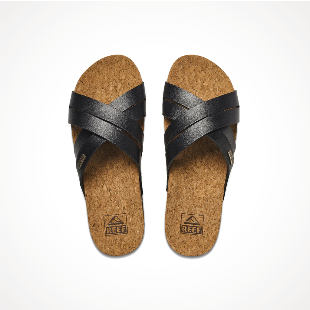 Women s Reef Cushion Bloom Hi Slides OutdoorSports