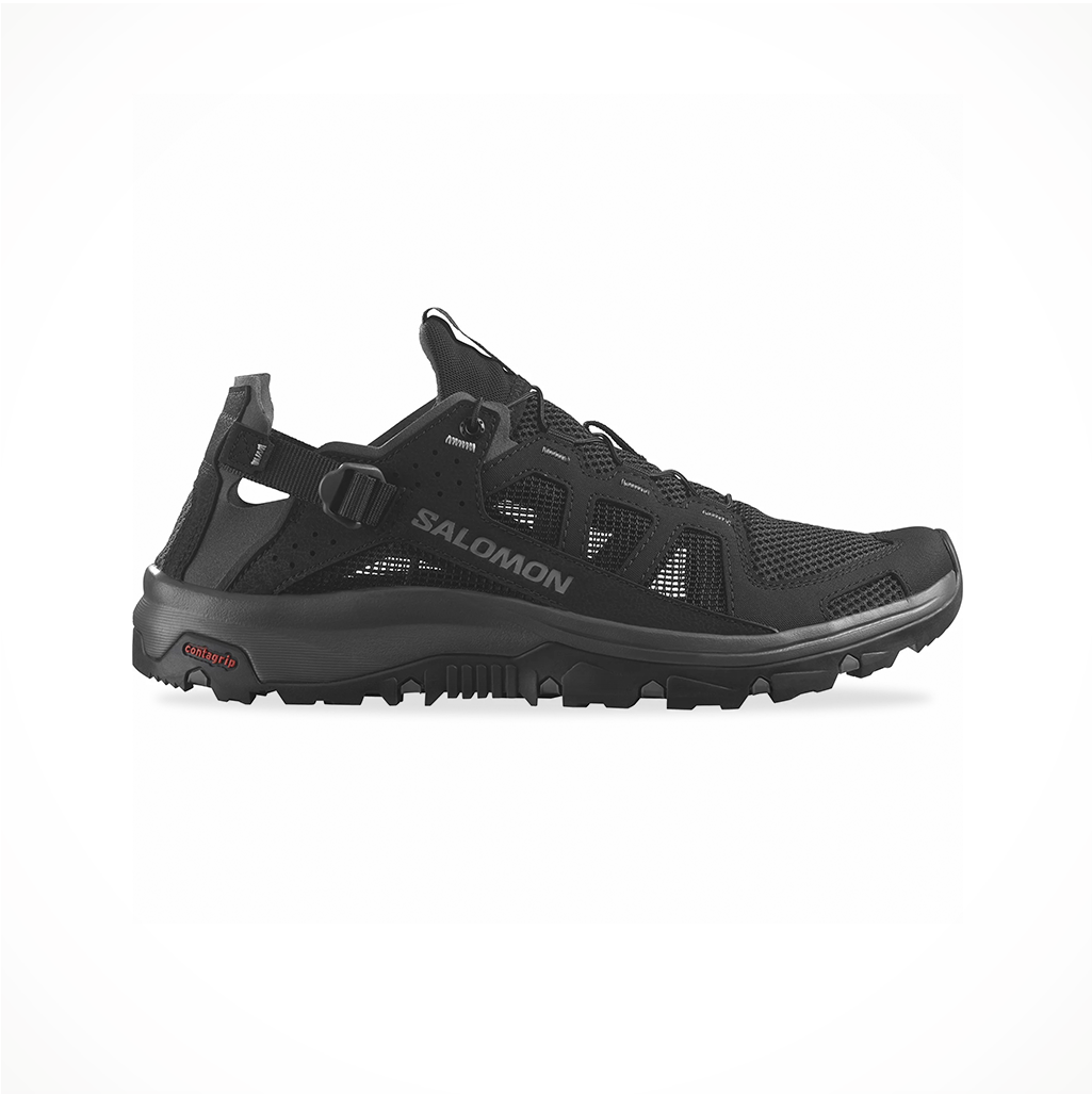 Footwear Salomon Mens Techamphibian 5 Black Magnet Monument Side