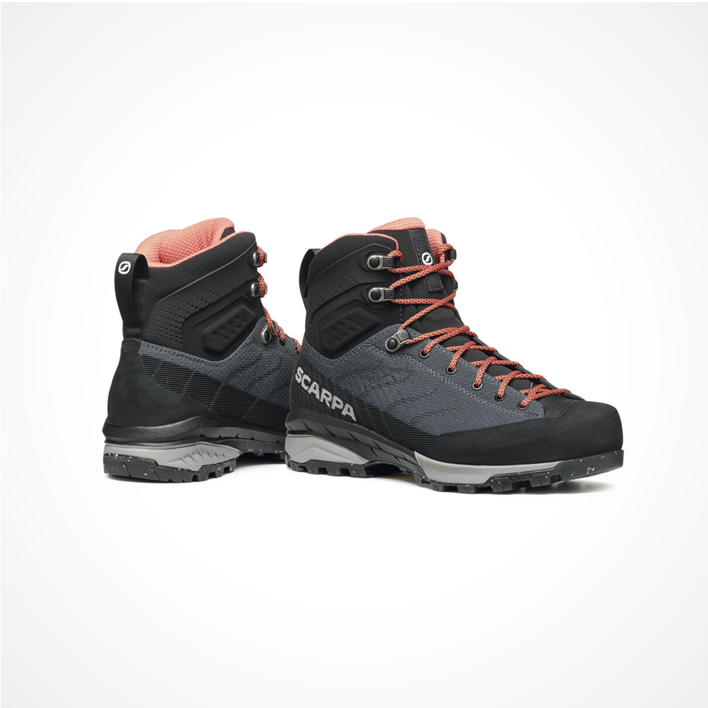 Footwear Scarpa Womens Mescalito TRK Planet GTX Grey Coral ISO 2