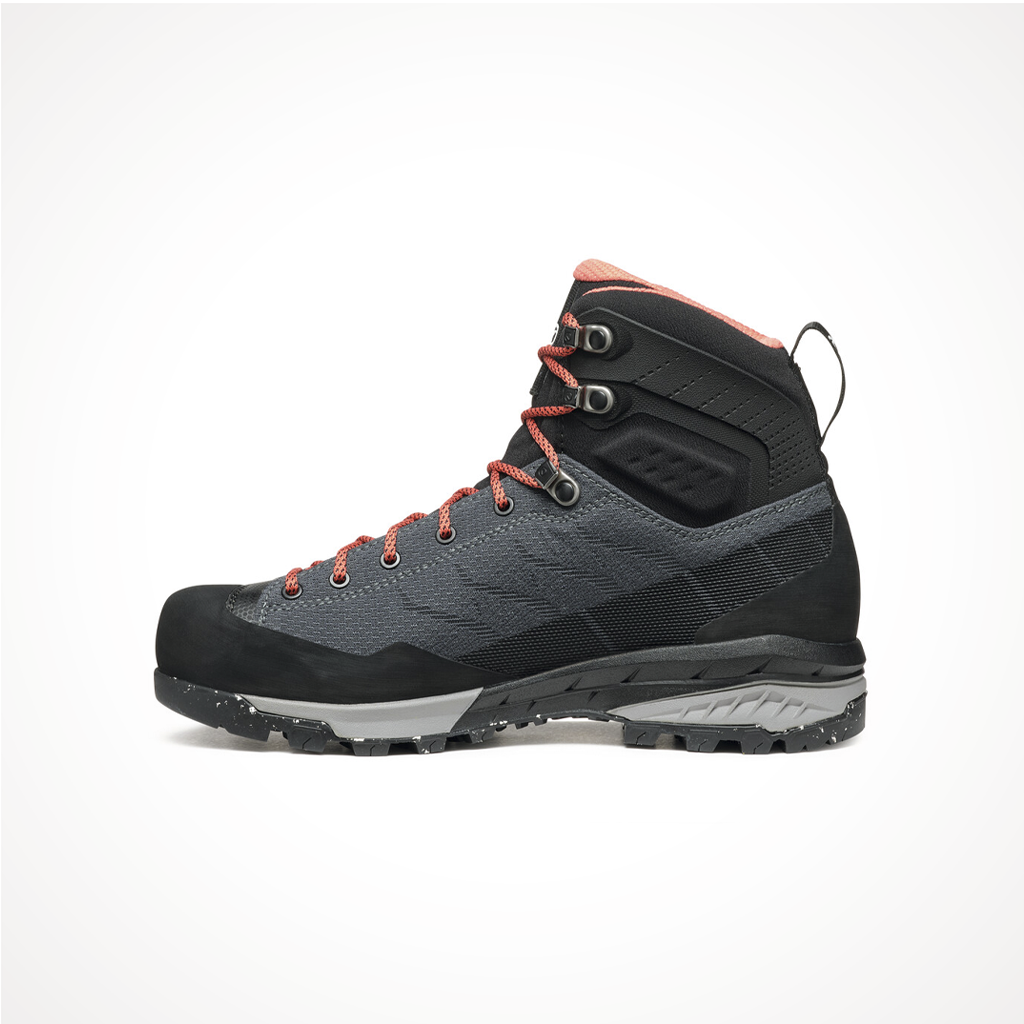 Footwear Scarpa Womens Mescalito TRK Planet GTX Grey Coral Side 2