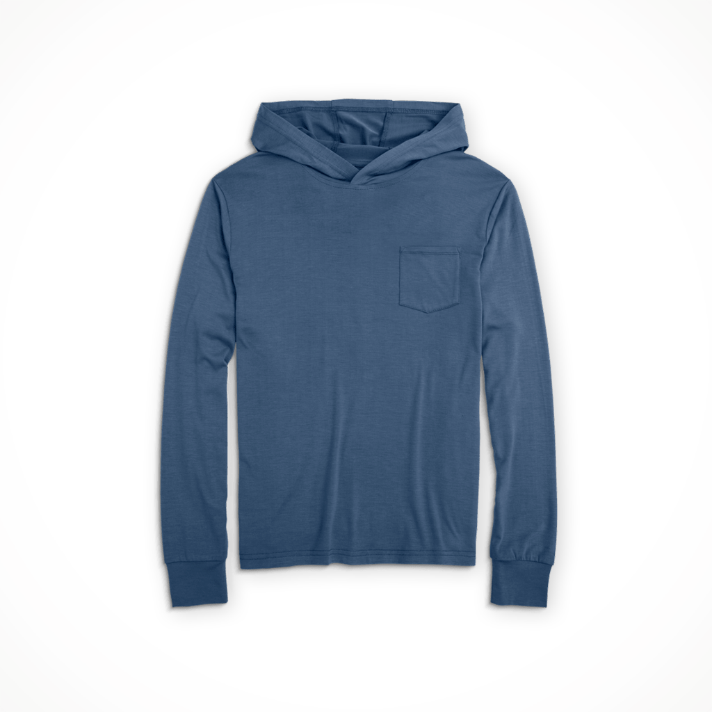 Product image: Free Fly Bamboo Shade hoodie Pacific Blue Kids 2026, shown in primary marketing view.