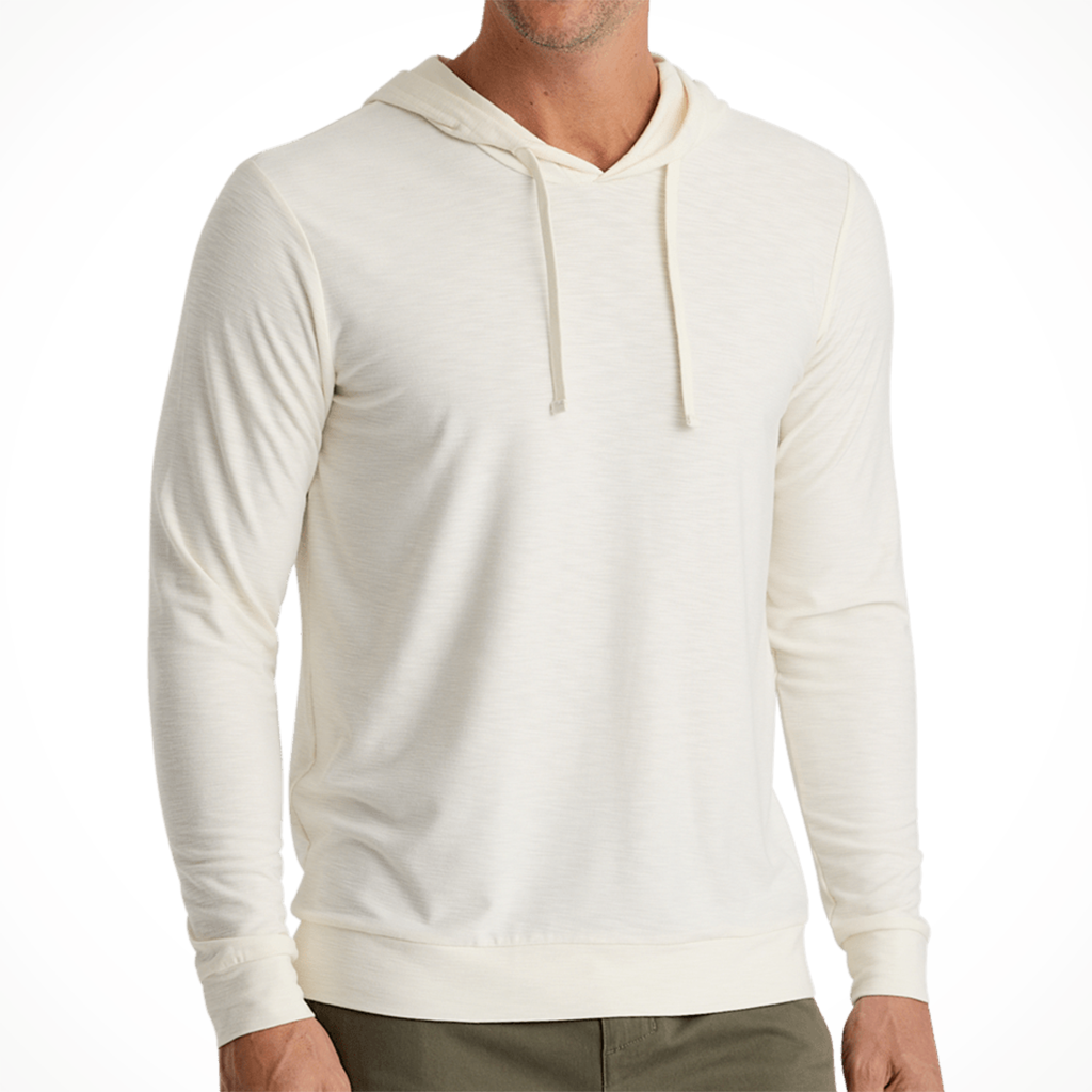 Product image: Free Fly Bamboo Slub Hoodie II Sea Salt Mens 2026, shown in primary marketing view.