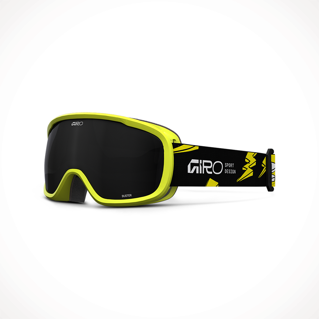 Product image: Giro Buster Yellow Bolts Black Ultra Black, shown in primary marketing view.