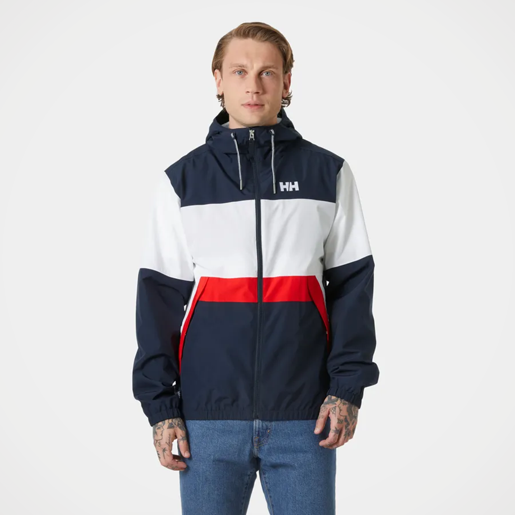 Product image: Helly Hansen Koster Rain Jacket Navy Mens 2026 Alt1.