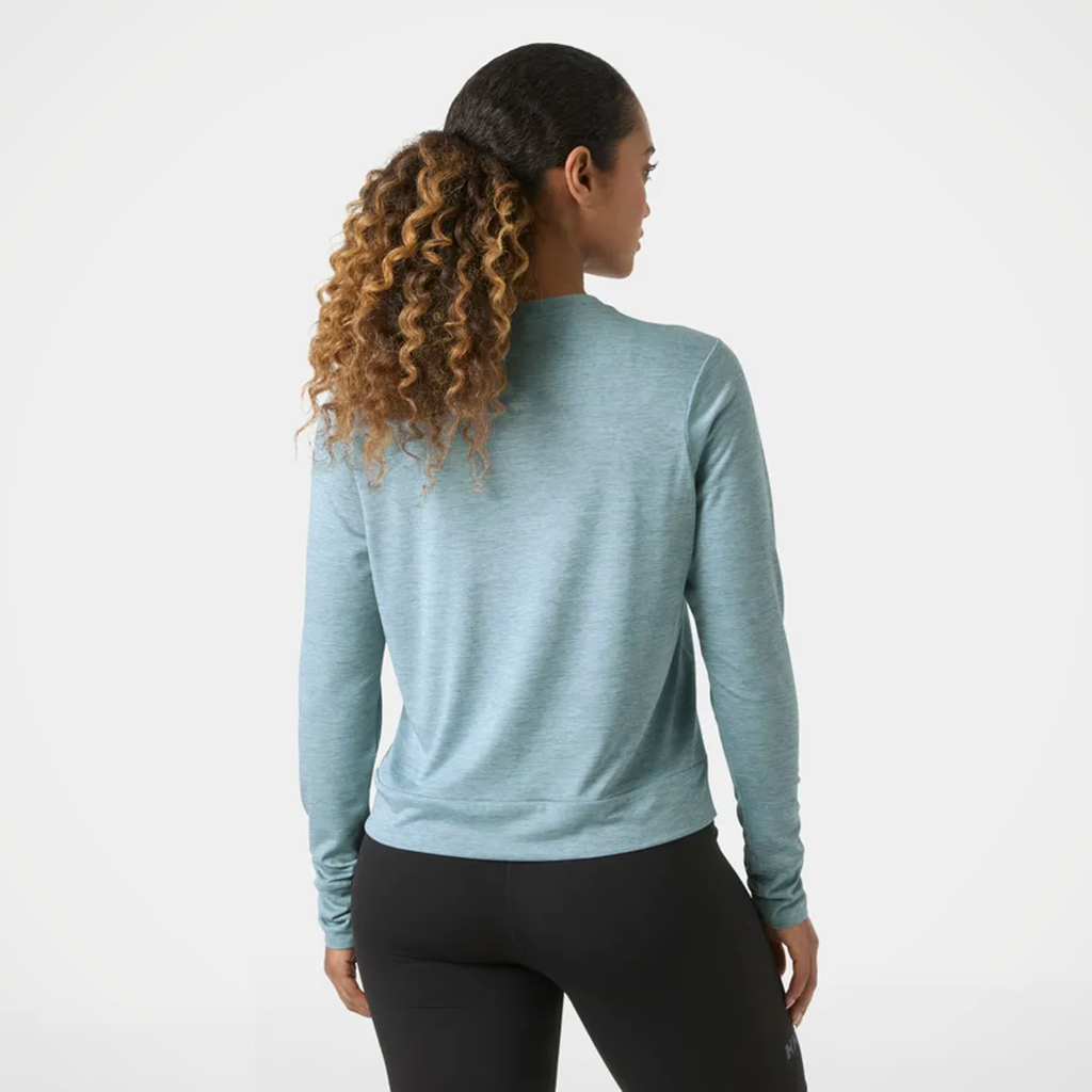 Product image: Helly Hansen Sval LS Barely Blue Womens 2026, shown from the back.